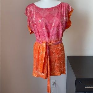 Monique Leshman Sequin Party Dress in Size M